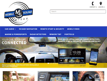 Tablet Screenshot of mobilesoundsystems.com